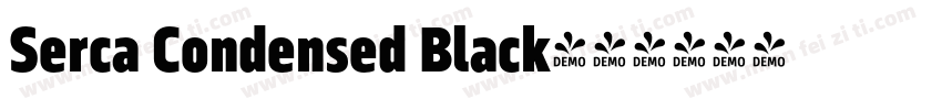 Serca Condensed Black字体转换